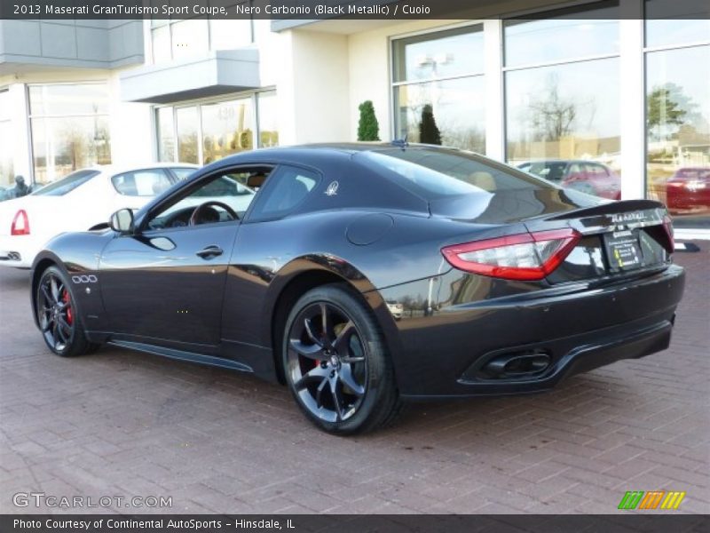 Nero Carbonio (Black Metallic) / Cuoio 2013 Maserati GranTurismo Sport Coupe