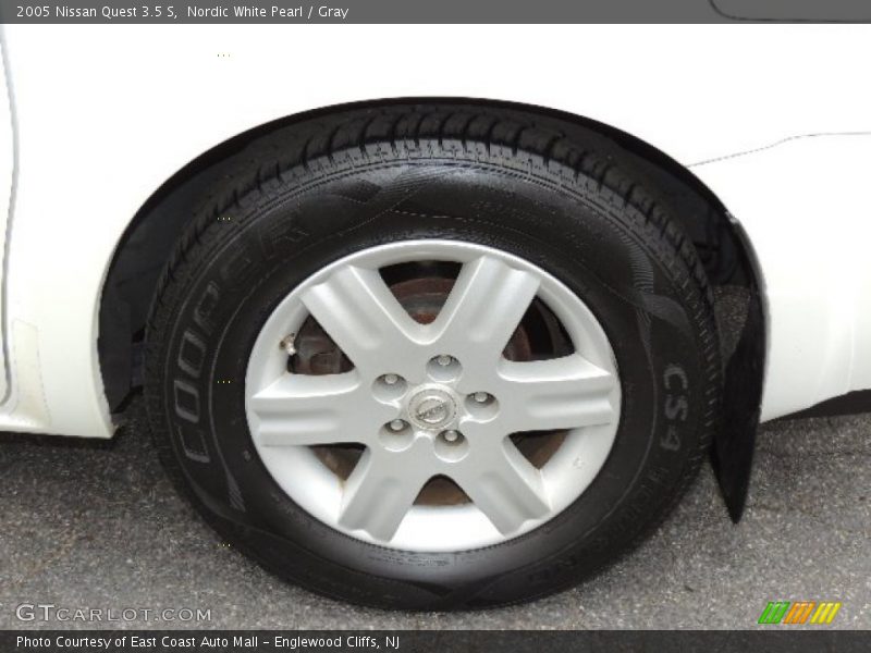 Nordic White Pearl / Gray 2005 Nissan Quest 3.5 S