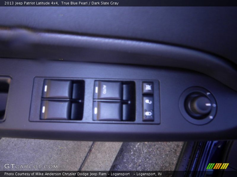 True Blue Pearl / Dark Slate Gray 2013 Jeep Patriot Latitude 4x4