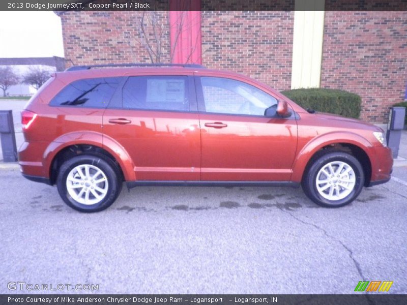Copper Pearl / Black 2013 Dodge Journey SXT
