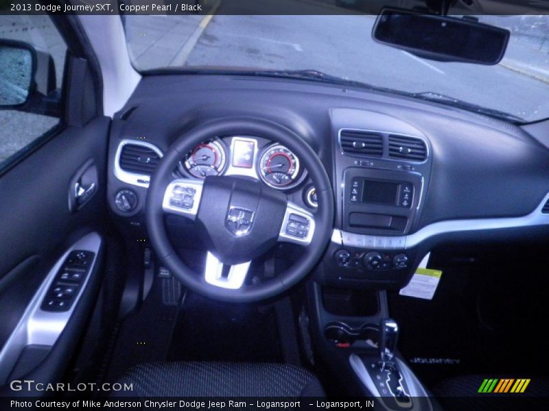 Copper Pearl / Black 2013 Dodge Journey SXT