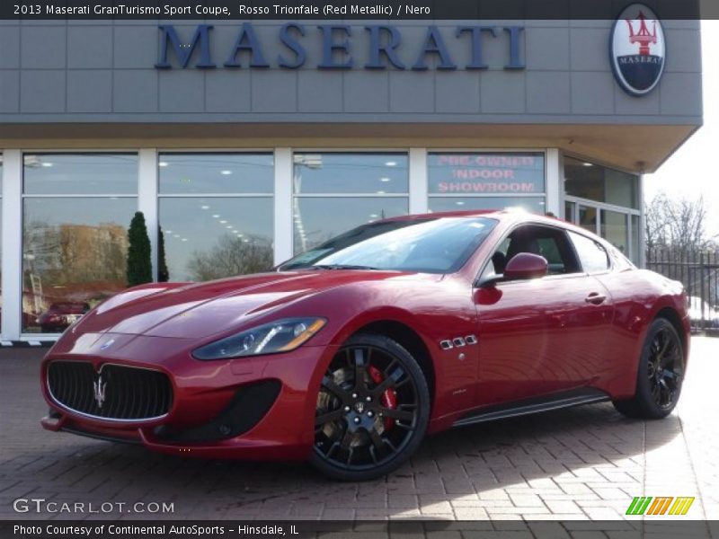 Rosso Trionfale (Red Metallic) / Nero 2013 Maserati GranTurismo Sport Coupe