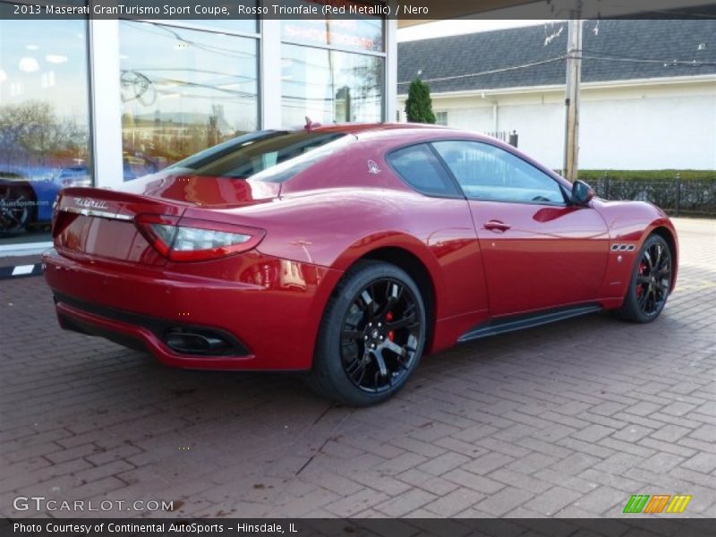 Rosso Trionfale (Red Metallic) / Nero 2013 Maserati GranTurismo Sport Coupe