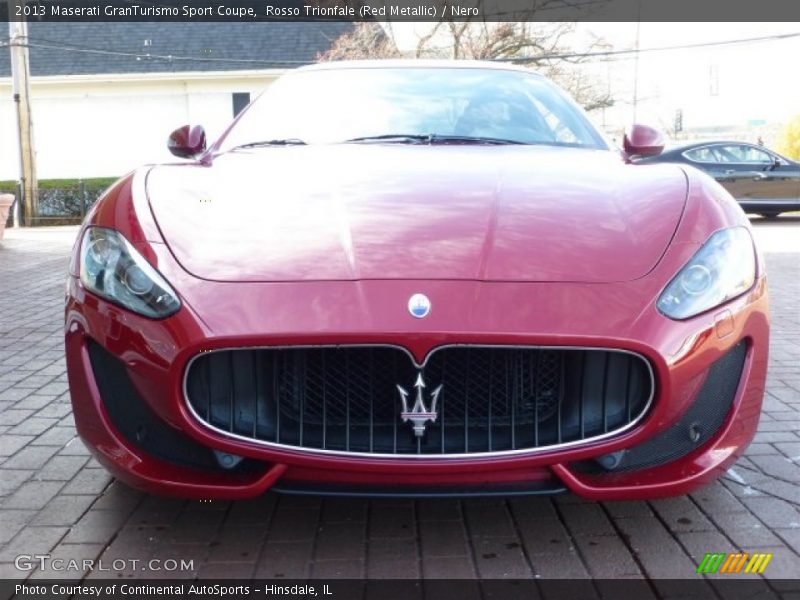 Rosso Trionfale (Red Metallic) / Nero 2013 Maserati GranTurismo Sport Coupe