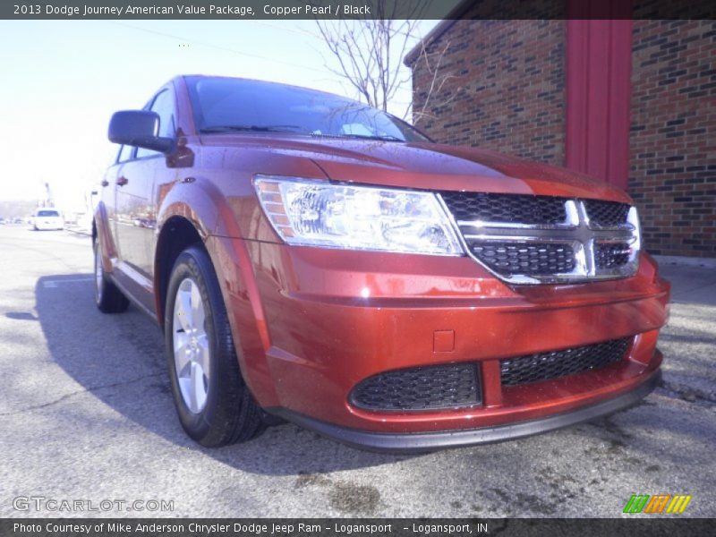 Copper Pearl / Black 2013 Dodge Journey American Value Package