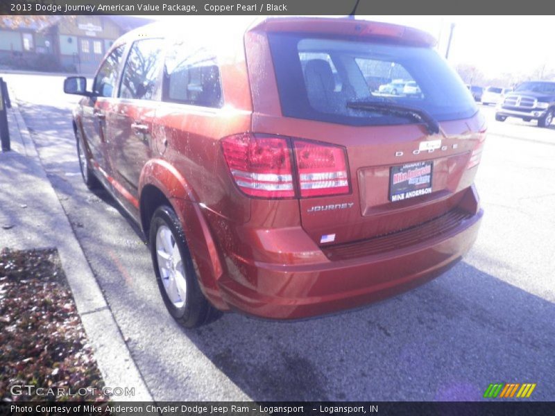 Copper Pearl / Black 2013 Dodge Journey American Value Package