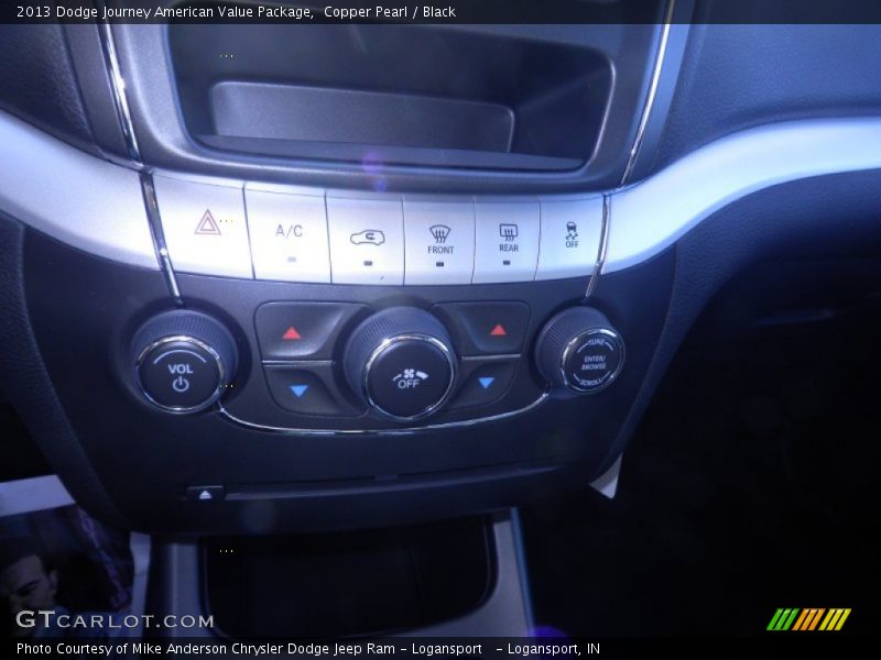 Copper Pearl / Black 2013 Dodge Journey American Value Package