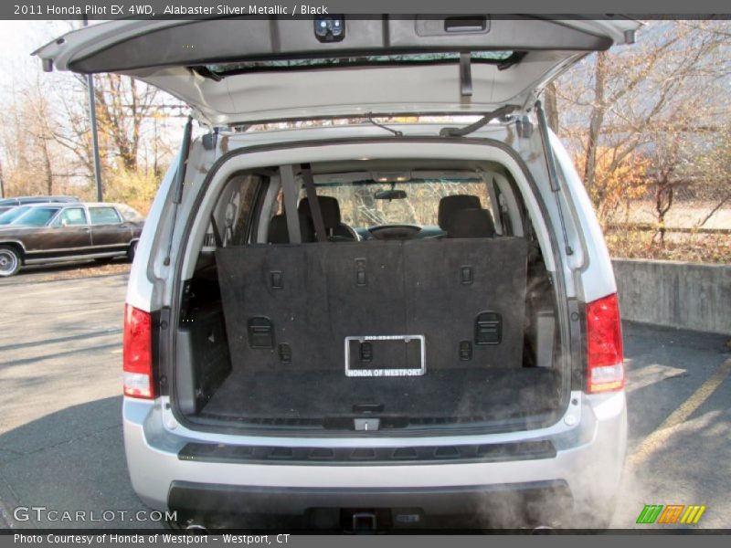 Alabaster Silver Metallic / Black 2011 Honda Pilot EX 4WD