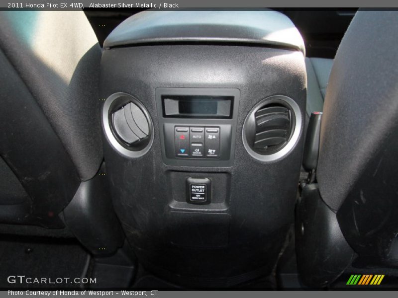 Alabaster Silver Metallic / Black 2011 Honda Pilot EX 4WD