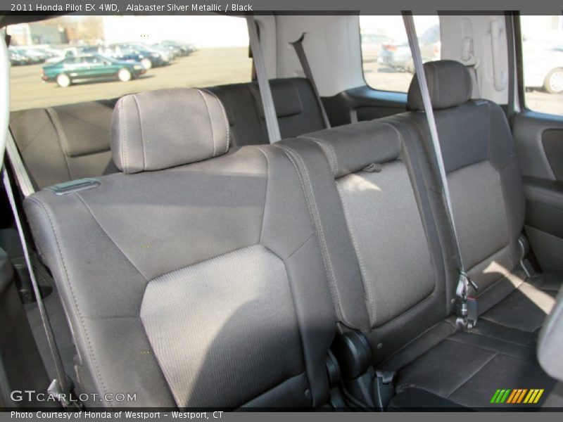 Alabaster Silver Metallic / Black 2011 Honda Pilot EX 4WD