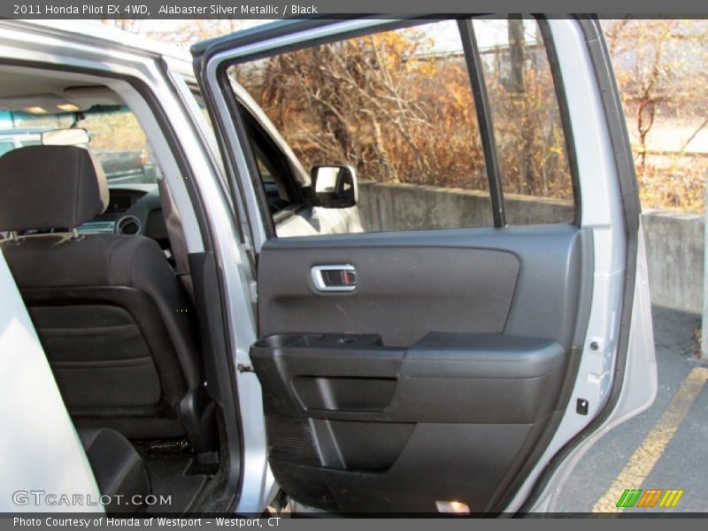 Alabaster Silver Metallic / Black 2011 Honda Pilot EX 4WD