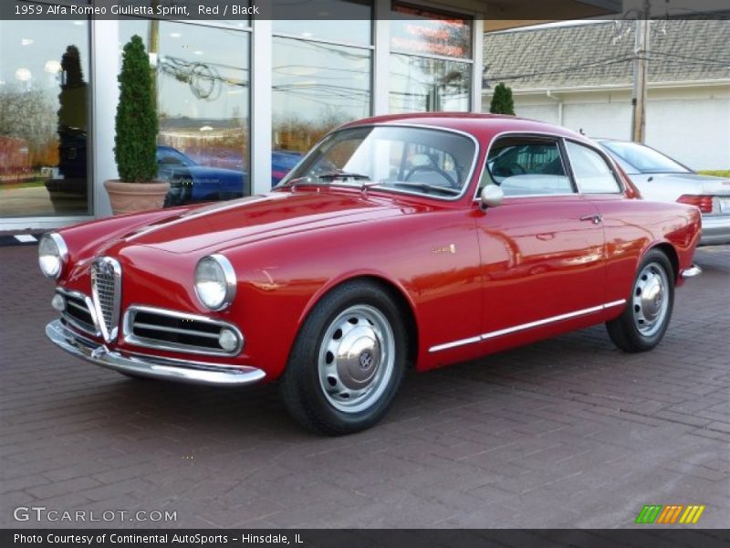 Front 3/4 View of 1959 Giulietta Sprint