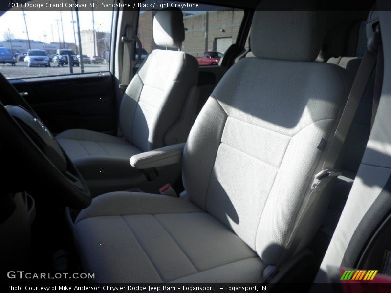 Sandstone / Black/Light Graystone 2013 Dodge Grand Caravan SE