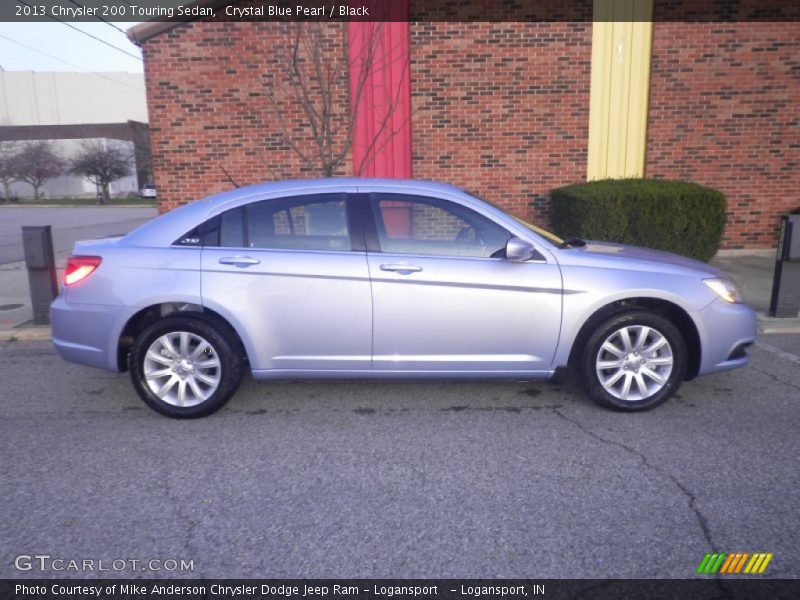 Crystal Blue Pearl / Black 2013 Chrysler 200 Touring Sedan
