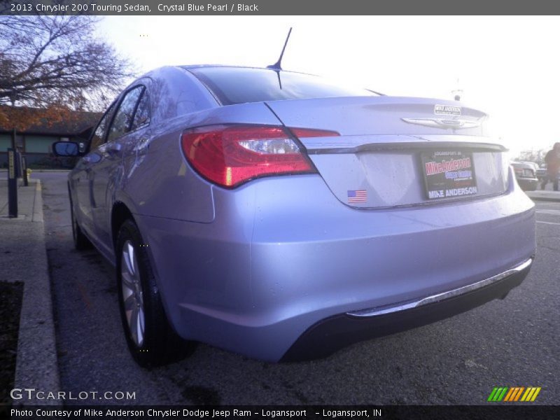 Crystal Blue Pearl / Black 2013 Chrysler 200 Touring Sedan