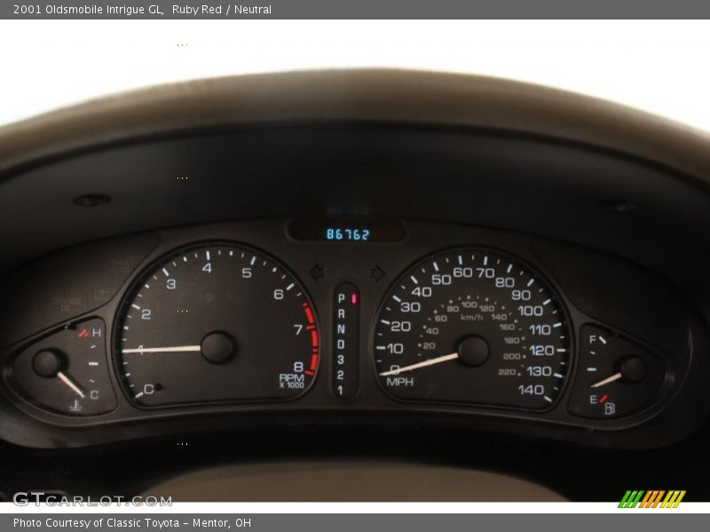  2001 Intrigue GL GL Gauges