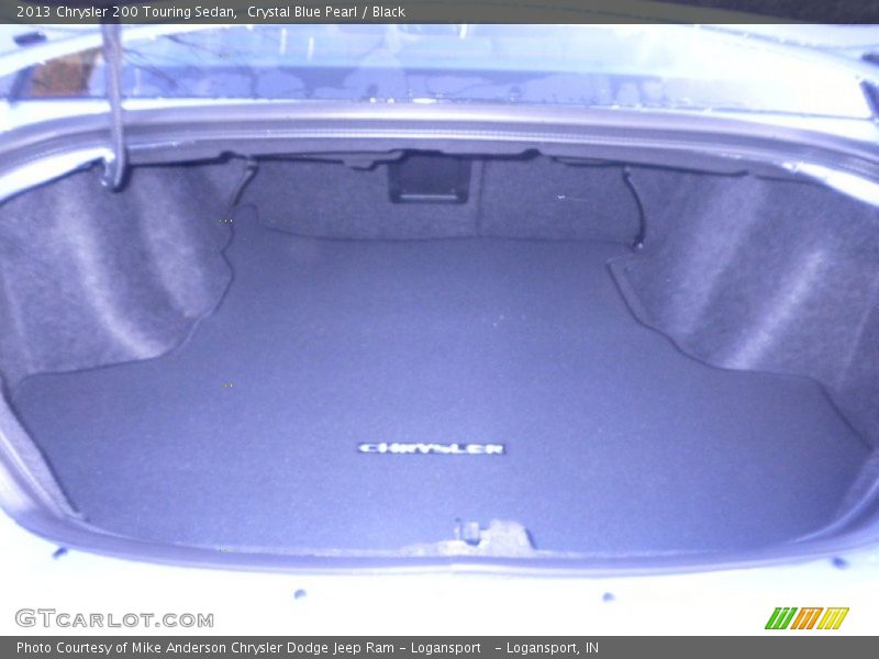 Crystal Blue Pearl / Black 2013 Chrysler 200 Touring Sedan