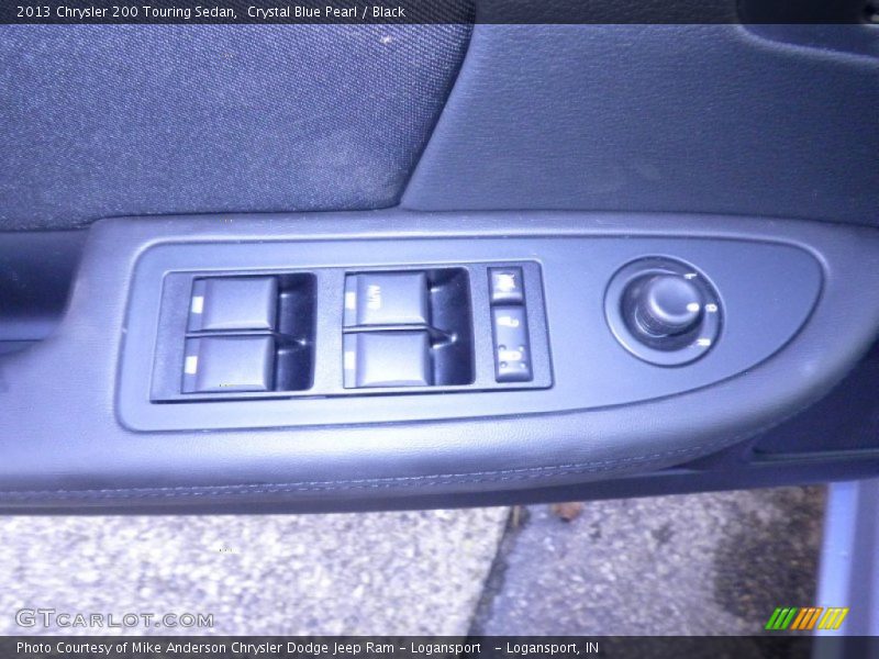 Crystal Blue Pearl / Black 2013 Chrysler 200 Touring Sedan