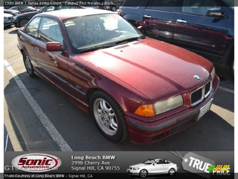 Calypso Red Metallic / Black 1996 BMW 3 Series 328is Coupe