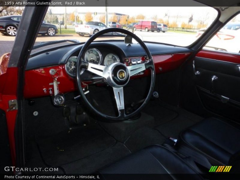 Black Interior - 1959 Giulietta Sprint 