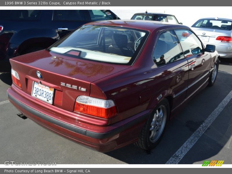 Calypso Red Metallic / Black 1996 BMW 3 Series 328is Coupe