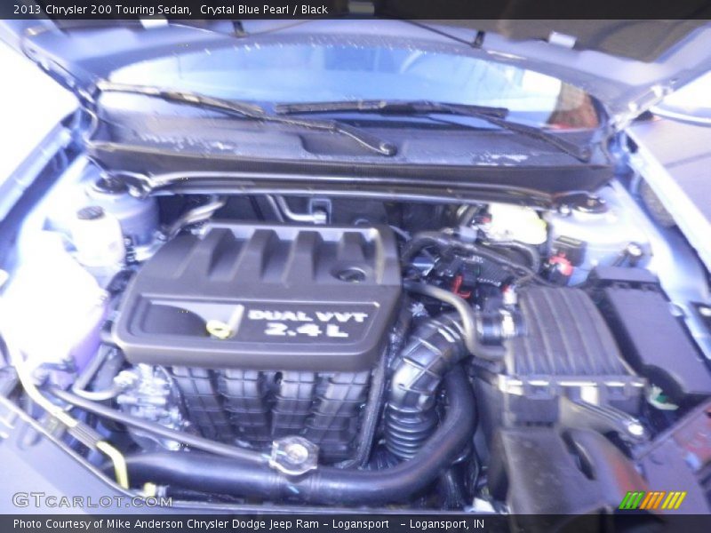 Crystal Blue Pearl / Black 2013 Chrysler 200 Touring Sedan