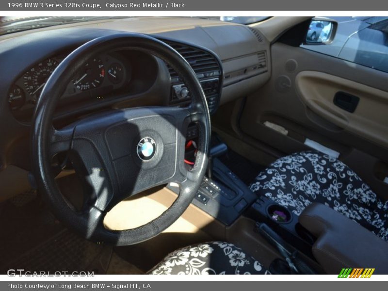 Calypso Red Metallic / Black 1996 BMW 3 Series 328is Coupe
