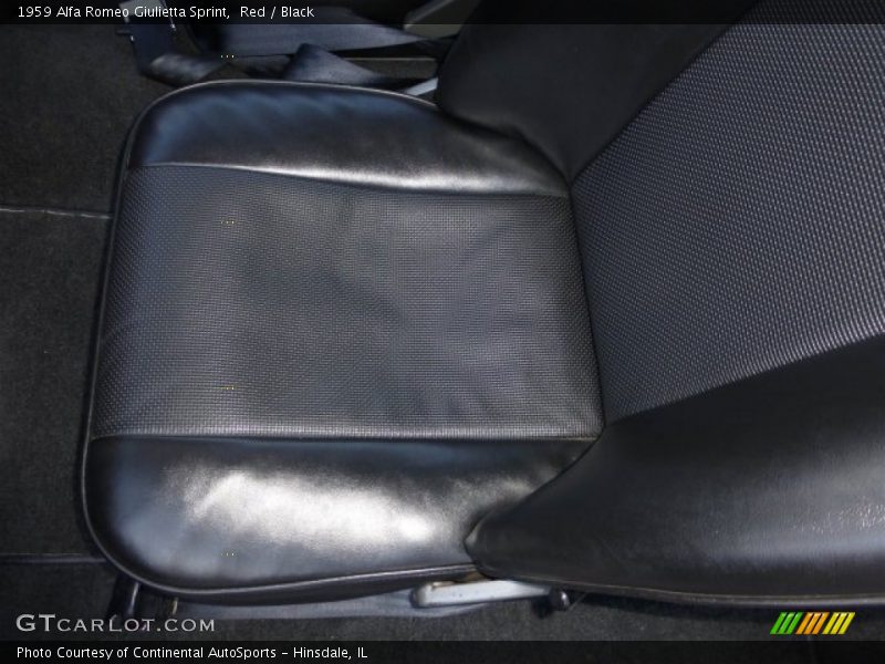 Front Seat of 1959 Giulietta Sprint