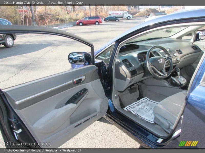 Royal Blue Pearl / Gray 2011 Honda Civic EX Sedan