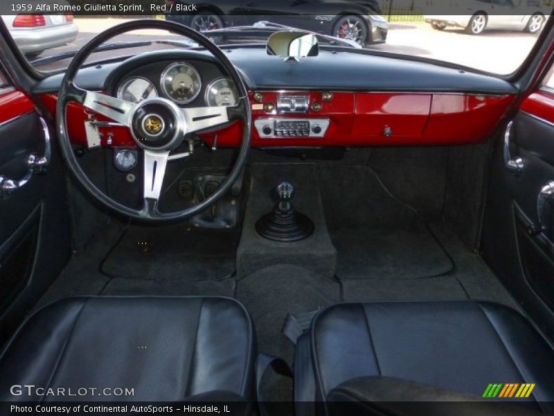 Dashboard of 1959 Giulietta Sprint