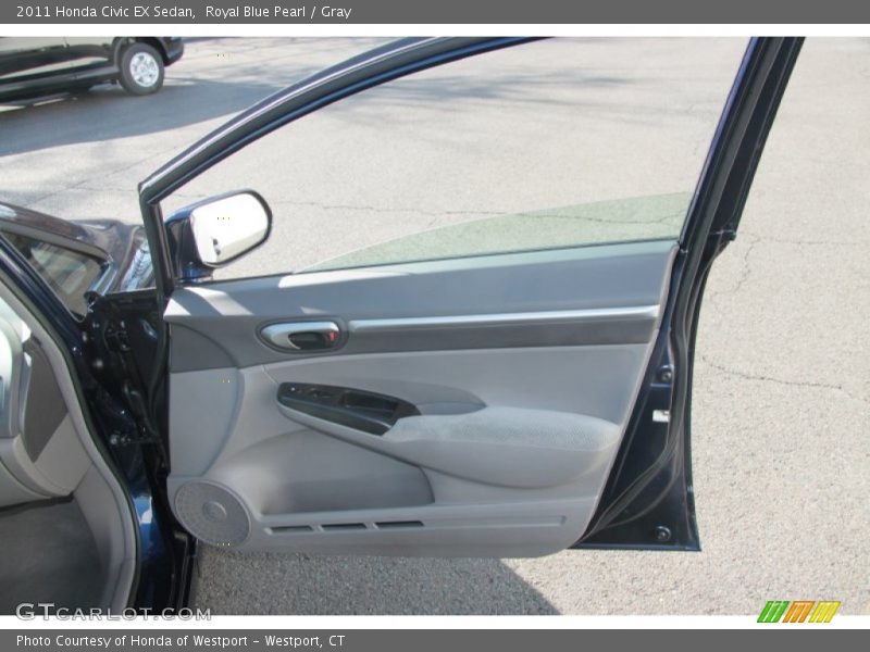Royal Blue Pearl / Gray 2011 Honda Civic EX Sedan