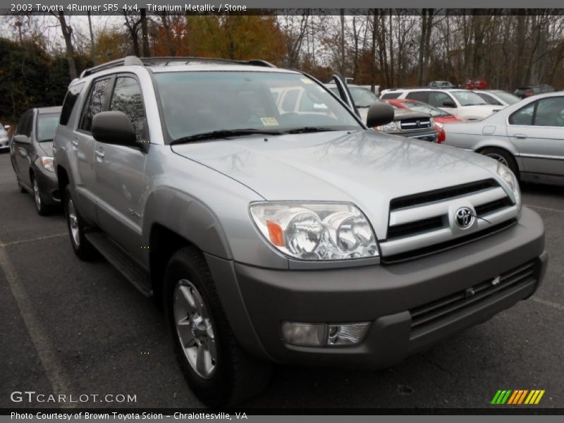 Titanium Metallic / Stone 2003 Toyota 4Runner SR5 4x4