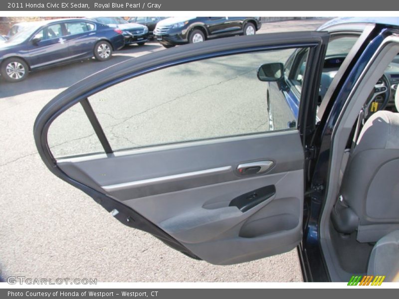 Royal Blue Pearl / Gray 2011 Honda Civic EX Sedan