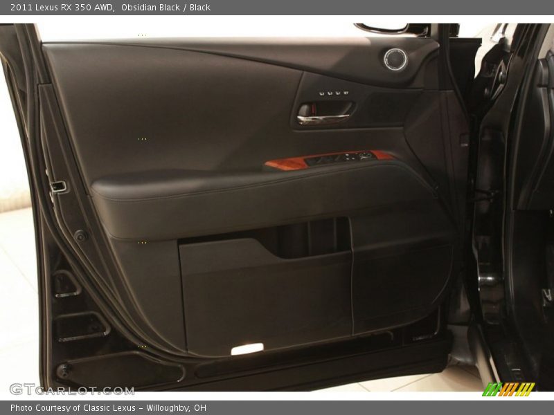 Obsidian Black / Black 2011 Lexus RX 350 AWD
