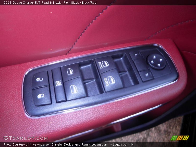 Pitch Black / Black/Red 2013 Dodge Charger R/T Road & Track