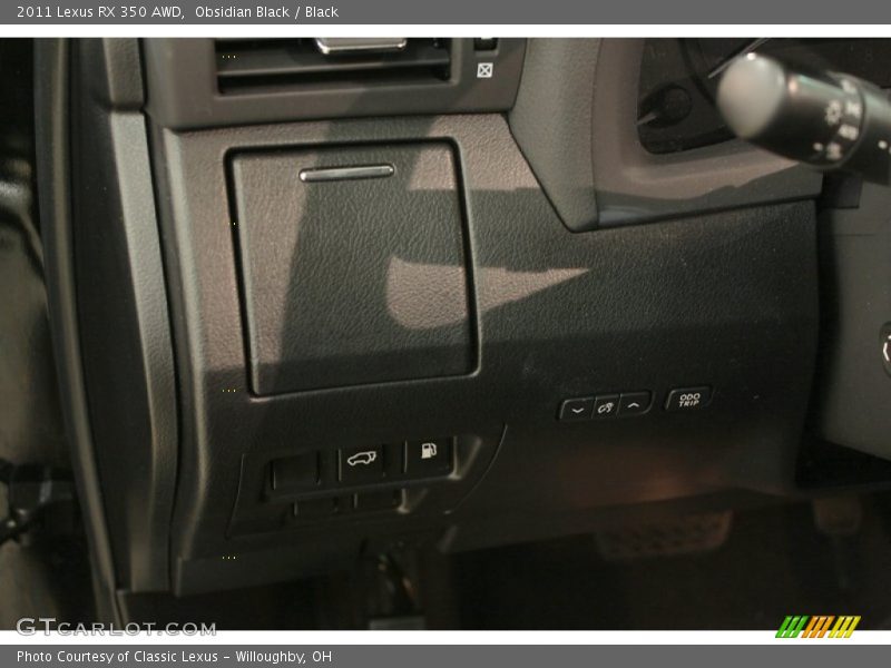 Obsidian Black / Black 2011 Lexus RX 350 AWD