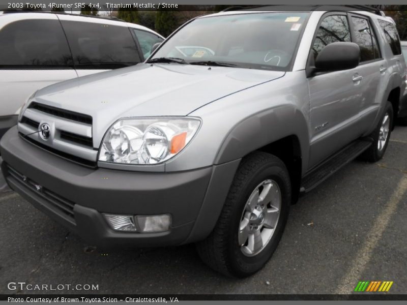 Titanium Metallic / Stone 2003 Toyota 4Runner SR5 4x4
