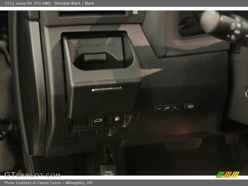 Obsidian Black / Black 2011 Lexus RX 350 AWD