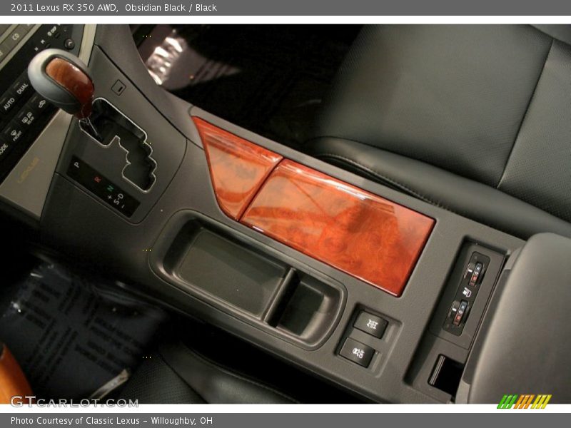 Obsidian Black / Black 2011 Lexus RX 350 AWD