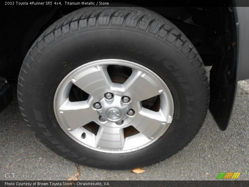 Titanium Metallic / Stone 2003 Toyota 4Runner SR5 4x4