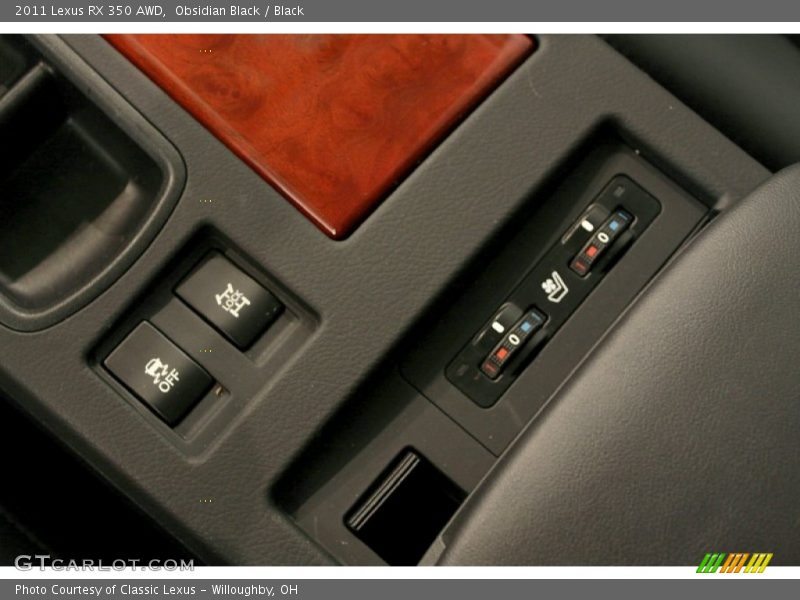 Obsidian Black / Black 2011 Lexus RX 350 AWD