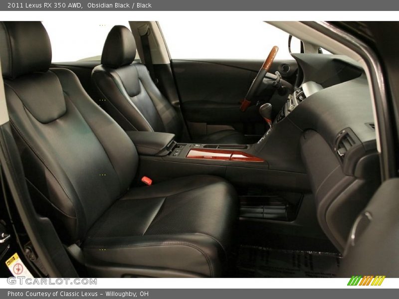 Obsidian Black / Black 2011 Lexus RX 350 AWD
