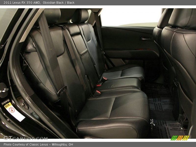 Obsidian Black / Black 2011 Lexus RX 350 AWD