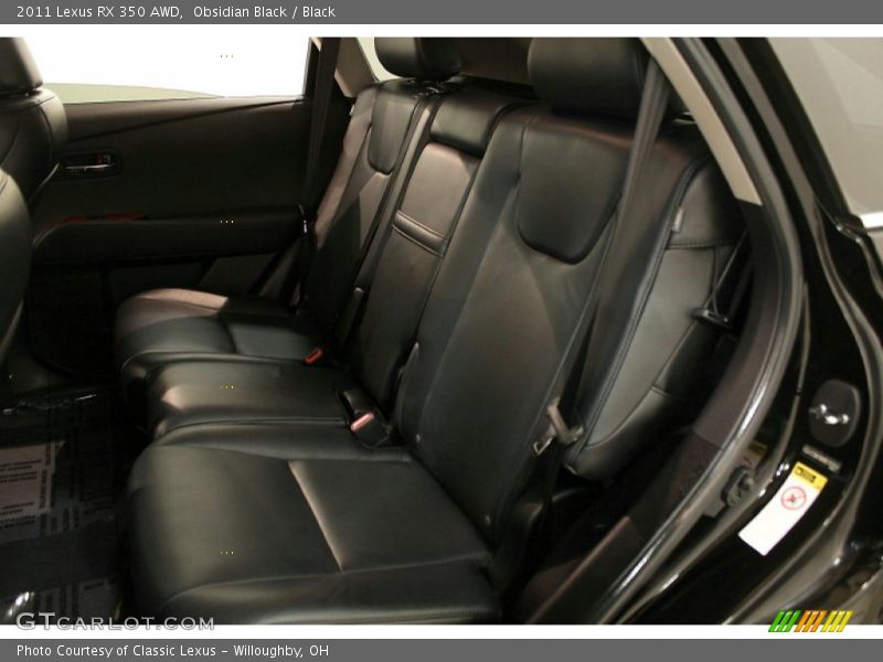 Obsidian Black / Black 2011 Lexus RX 350 AWD
