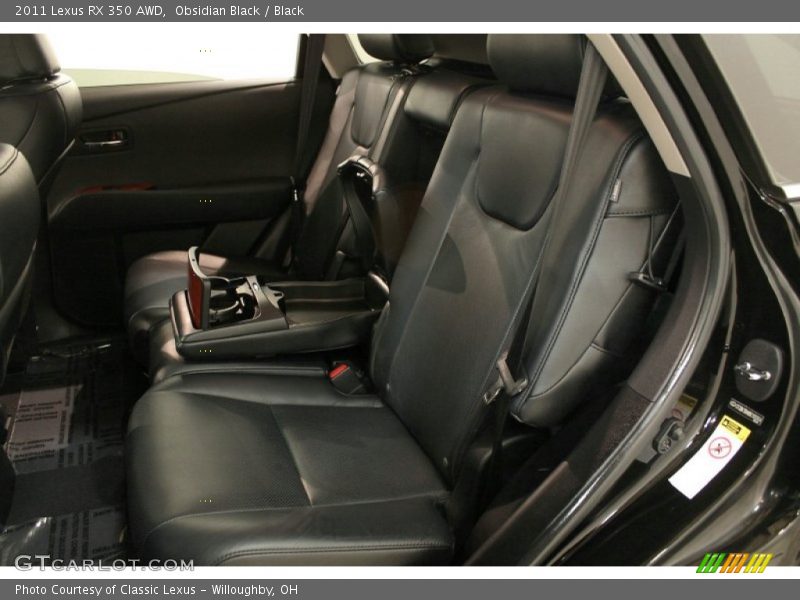 Obsidian Black / Black 2011 Lexus RX 350 AWD