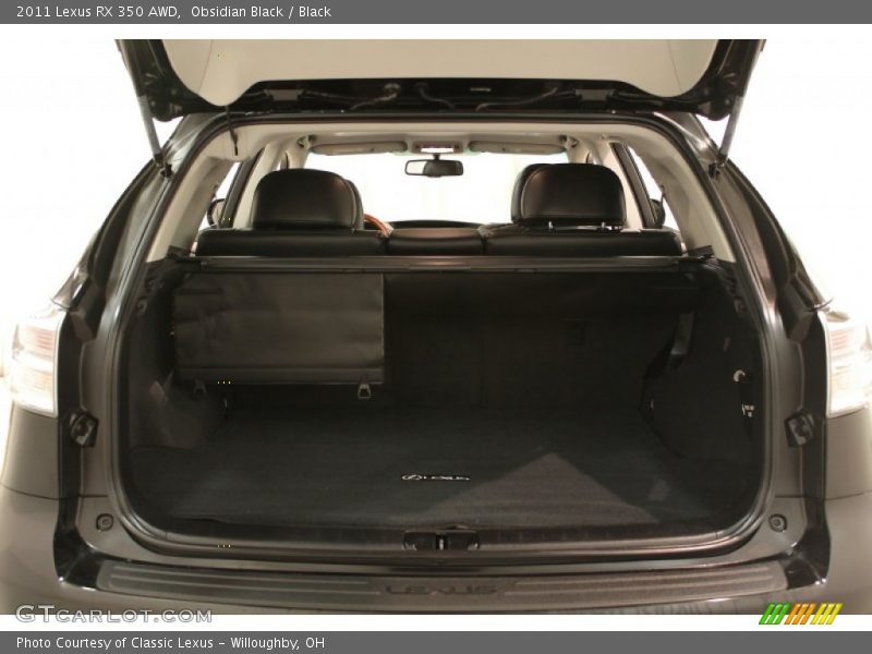 Obsidian Black / Black 2011 Lexus RX 350 AWD