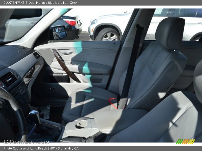 Monaco Blue Metallic / Grey 2007 BMW X3 3.0si
