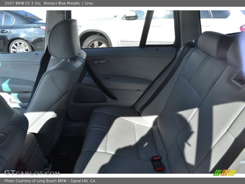 Monaco Blue Metallic / Grey 2007 BMW X3 3.0si
