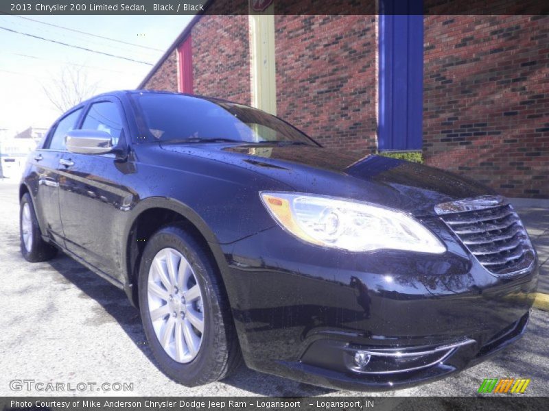 Black / Black 2013 Chrysler 200 Limited Sedan