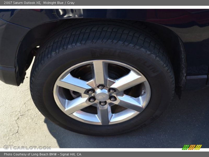 Midnight Blue / Gray 2007 Saturn Outlook XE